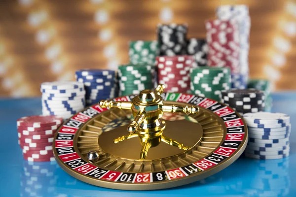 Live Blackjack table with professional dealer, player cards, and betting layout